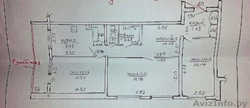 Трехкомнатная квартира в центре - Изображение #1, Объявление #1625750
