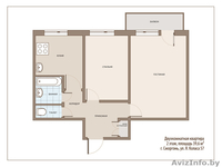 2-КОМНАТНАЯ КВАРТИРА В ЦЕНТРЕ ГОРОДА  - Изображение #1, Объявление #1558605