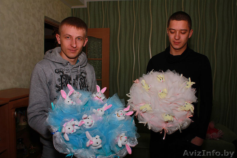 Букеты из мягких игрушек к выписке из Роддома и любому празднику в Сморгони - Изображение #2, Объявление #1170851
